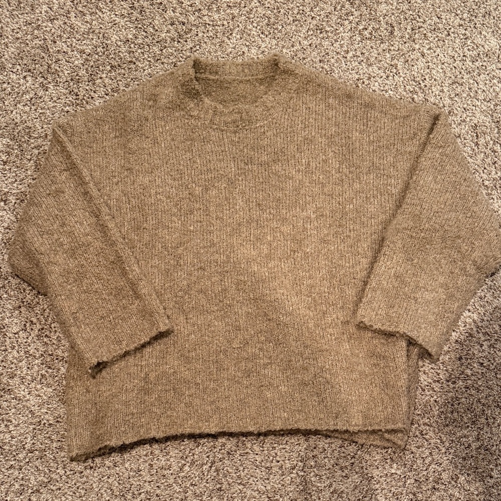 Boucle Pullover Sweater - image 1